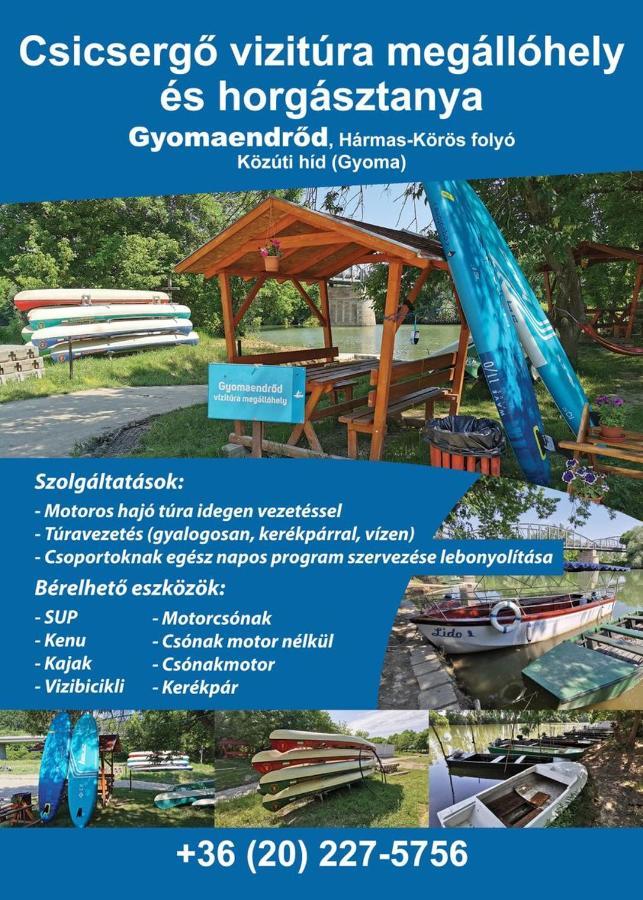 Zsuzsanna Vendeghaz Hotel Gyomaendrőd Exterior foto